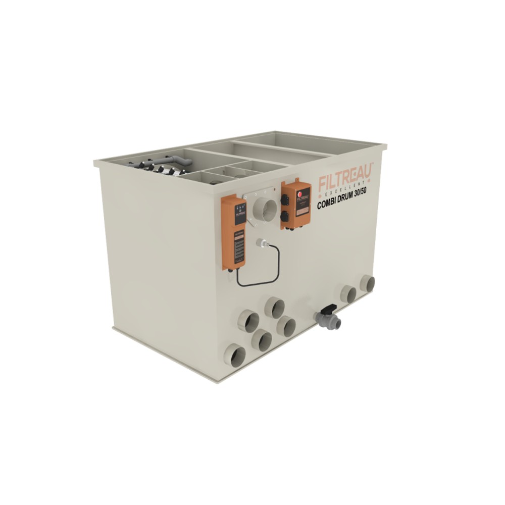 Filtreau Excellent Combi Drum 30/50 GRAVITY of POMPGEVOED - Filtreau | Koi Center Venlo