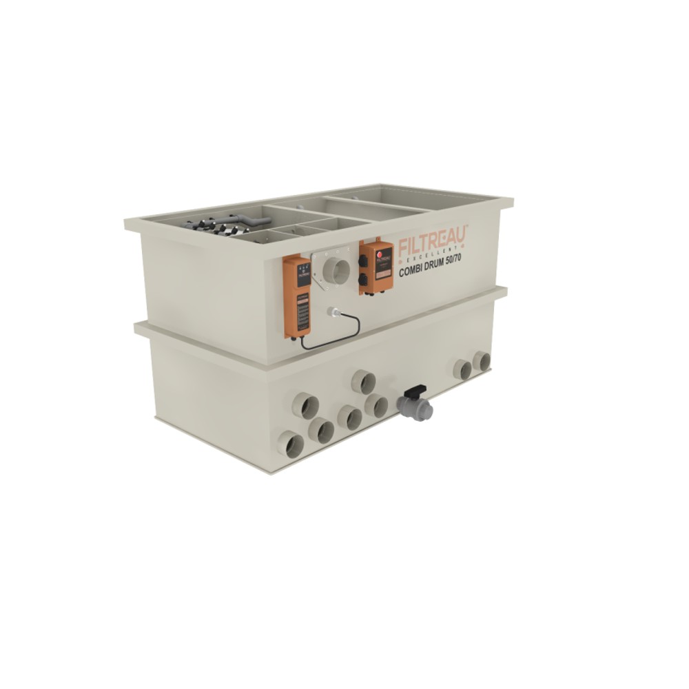 Filtreau Excellent Combi Drum 50/70 GRAVITY of POMPGEVOED - Filtreau | Koi Center Venlo